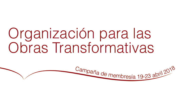 Campaña de membresía de la OTW (Organización para las Obras Transformativas) del 19 al 23 de abril de 2018